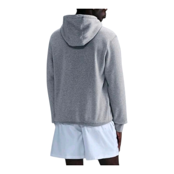 Nike Sweatshirt Mens Size XXL 2XL Gray Heather Club Fleece Hoodie FN3859 063 New - Picture 6 of 9